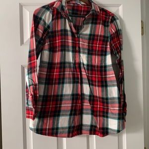 Old Navy maternity flannel
